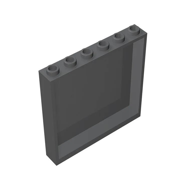 MOC Bricks 20PCS 1x6x5 Window Glass Houses Wall Element 59349 Compatible Building Blocks Panel Assembles Accessories