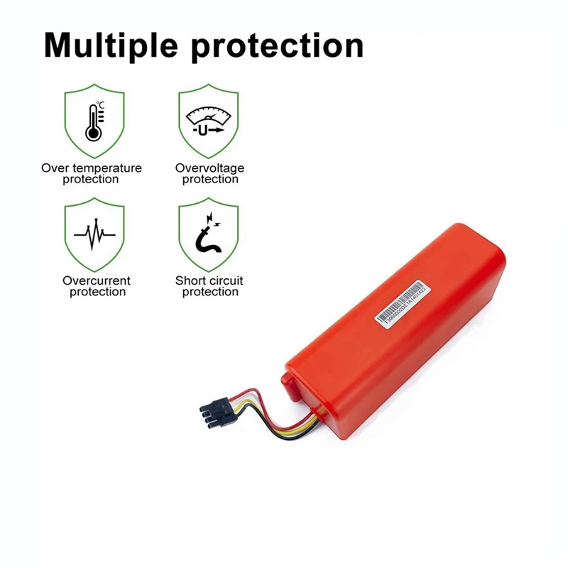 BRR-2P4S-5200S 14.4V 5200MAh Robotic Vacuum Cleaner Replacement Battery for S55 S60 S65 S50 S51 S5 MAX