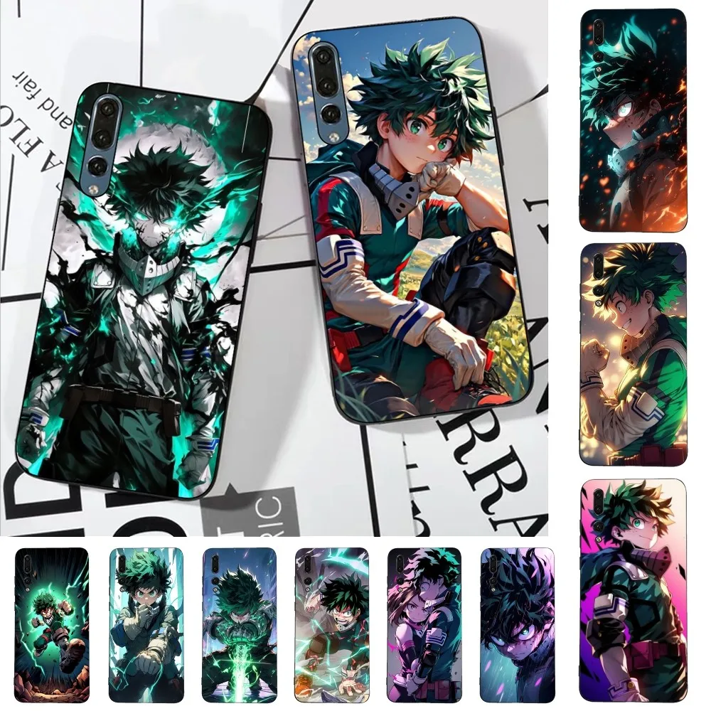 Classic Character L-Izuku M-Midoriya Phone Case For Huawei P 8 9 10 20 30 40 50 Pro Lite Psmart Honor 10 Lite 70 Mate 20lite