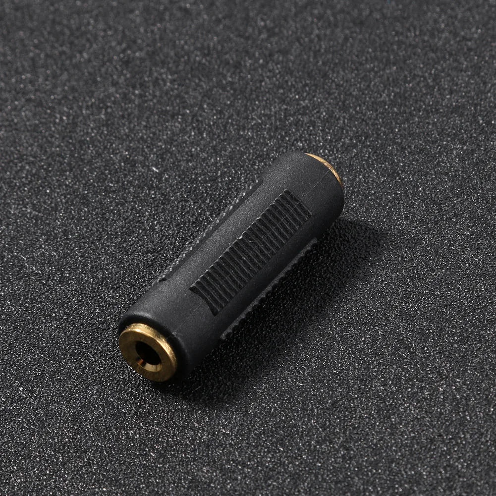 Gold Plated 3.5mm Female to Female Coupler Aux Audio Adapter Connector