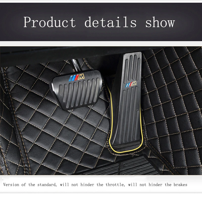Factory Supply Luxury All-Weather Car Floor Mats for 5 Series G30 2017-2023 3D 5D 7D 9D Made of Premium Leather 3