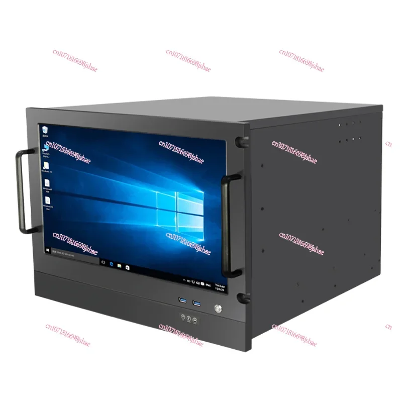 8U Chassis Rack-mounted 18.5-inch Touch Screen with Keyboard and Mouse Integrated Network Broadcast Guide Computer Host Server