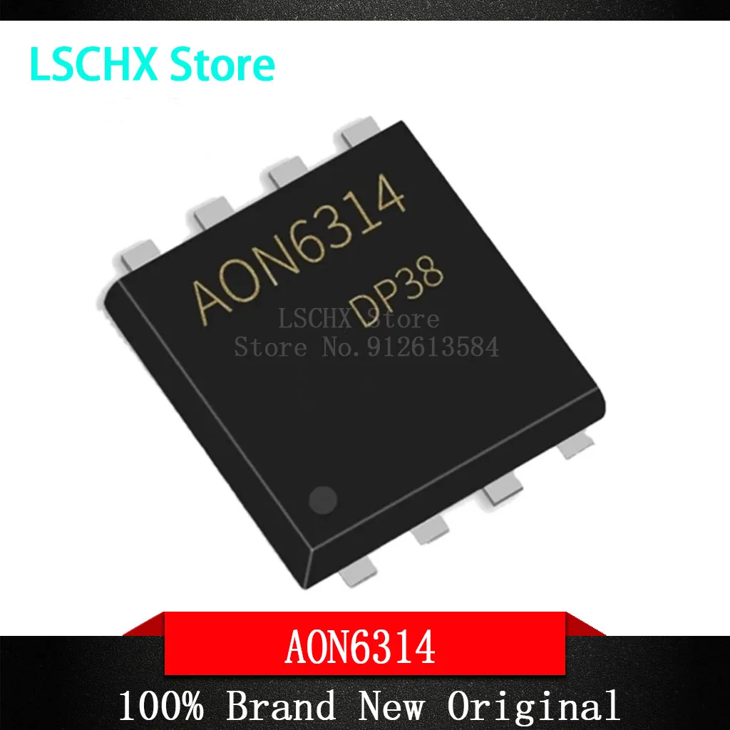 Conjunto de chips AON6312, AON6314, AON6324, AON6354, AON6358, AON6360, AON6362, AON6368, AON6370, AON6372, QFN-8, 5 unidades, 1