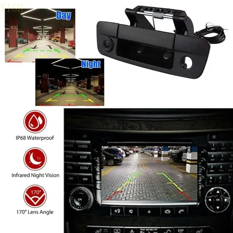 

y1gd Backup Reverse Camera for 1500 2500 3500 68084284AB 68044906AC 68044906AD