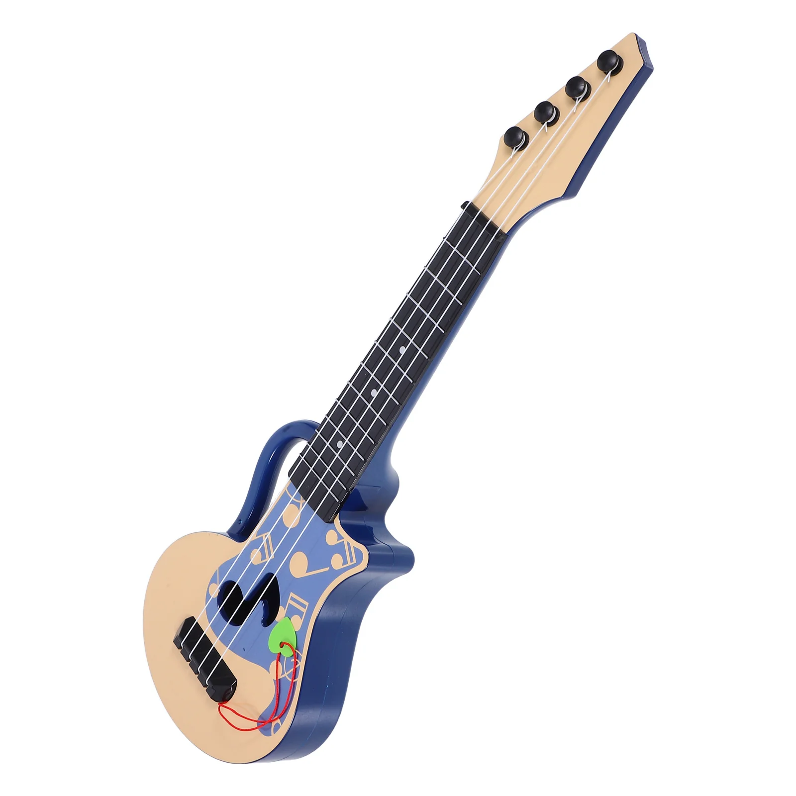 

Kids Ukulele Musical Instrument for Early Educational Learning Smooth Plastic Lightweight Design for Child Hand Eye Coordination