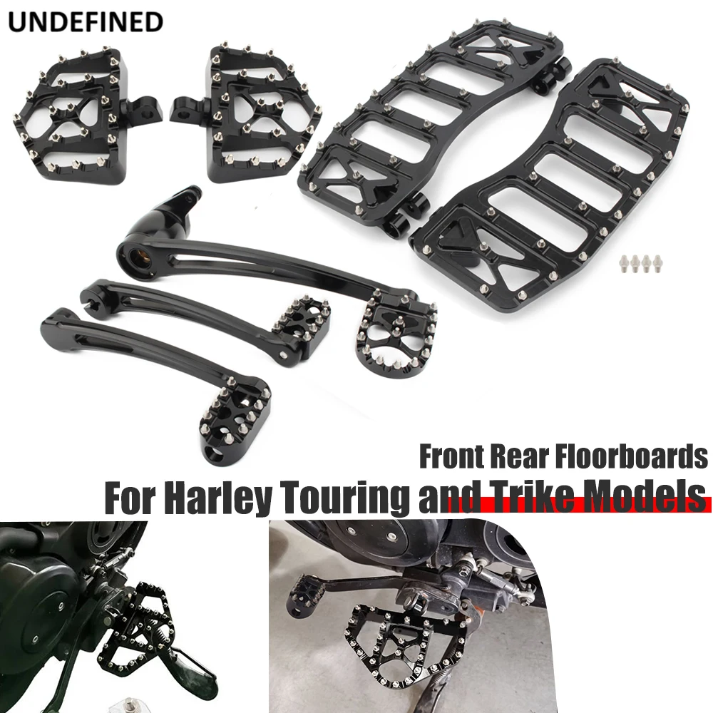 MX Offroad Floorboards Brake Arm Kit Shift Lever Shifter Pegs for Harley Touring Road King Road Glide Street Glides 2014-2022