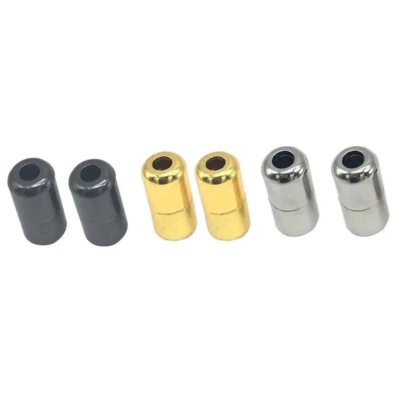 10-30Pcs Elastic Laces Clasps Metal Capsule Lock Buckles Tip Ends No Tie Shoelaces Tieless Elastic Lazy Shoelace Accessories