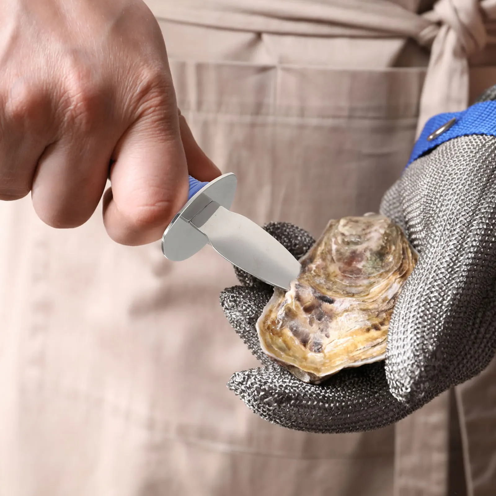 

Oyster Opening Tool Seafood Opener Clamp Shucking Kit Tools Plastic Professional Restaurant Shucker