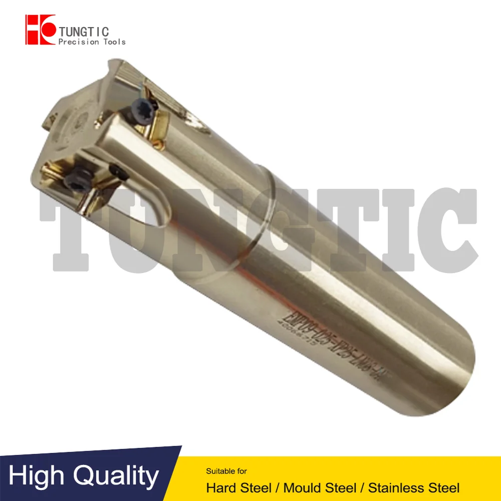 

EMP09-025-XP25-LN08-04C EMP09-040-XP40-LN08-05C 1pc Square Shoulder Indexable Milling Cutter Tool Inserts Kr:90°