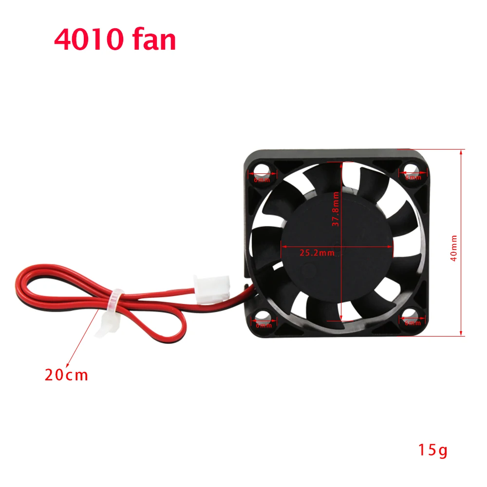 2 stücke DC 12V 24V Lüfter 2510 3010 4010 5010 6015 Kühler Fan 3D Drucker Teile Heizkörper extruder Fan Computer CPU Lüfter