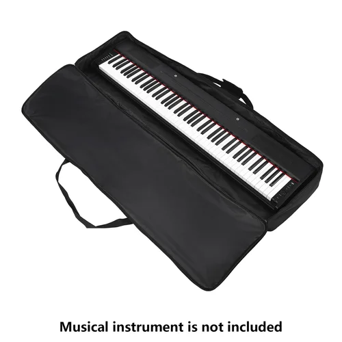 Imagen 2 del producto Bolsa de Piano Electrónico de 88 teclas, bolsa de almacenamiento de Piano eléctrico portátil de tela Oxford con asa para teclado de Piano eléctrico