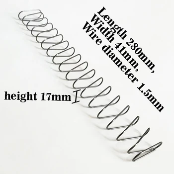 압력 용수철 직사각형 압축 용수철, 사각형 용수철 라인 직경 1.5mm