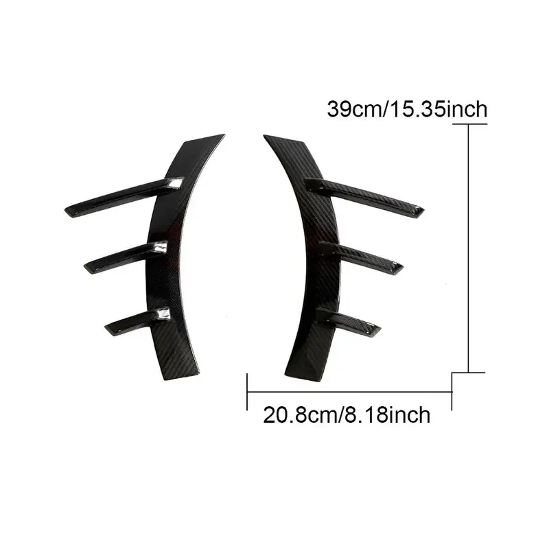 

Dry Carbon Fiber Car Front Wheel Eyebrow Arch Trim Lips Flares Protector G87 M2 2022-2023