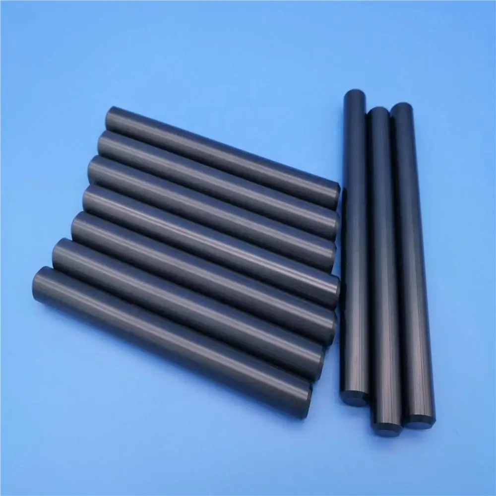 OD*length=10*90mm Precision silicon nitride ceramic rod wear-resistant ceramic rod silicon nitride ceramic