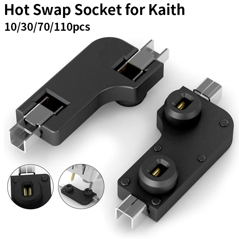 110pcs/70/30/10pcs Kailh Hot-swappable PCB Socket CPG151101S11 For Outemu Cherry MX Switches Mechanical Keyboard Axis DIY