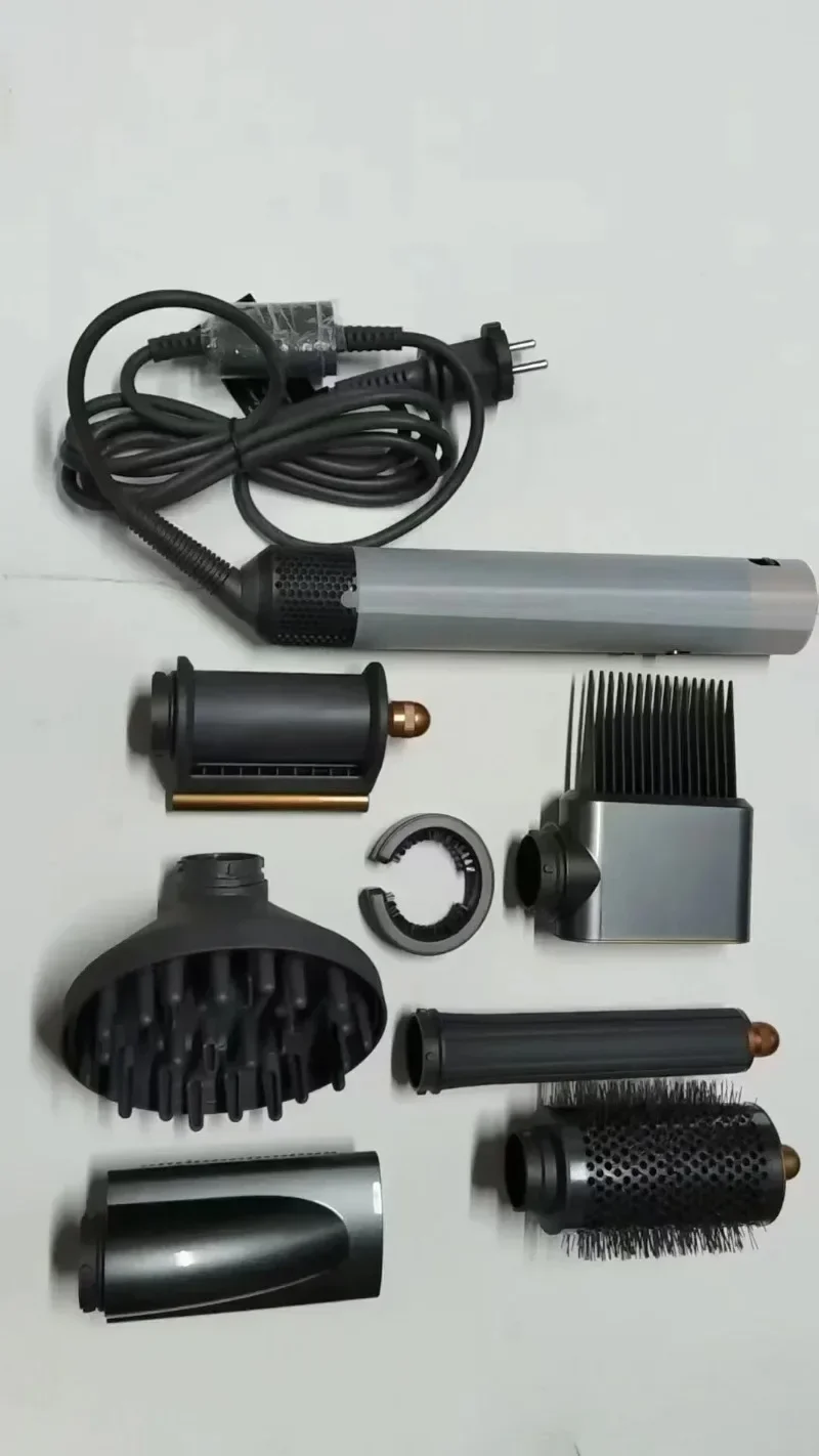 HS-07 Copper Gold Airwap Negative Ion Air Curling Iron Multifunctional Long Hair Style Secador  מסלסלי שיער   مجففات شعر Inface