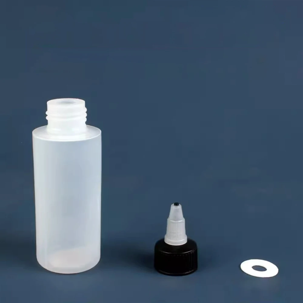 30ml 50ml 100ml 250ml 300ml Extrusion Tip squeeze Bottle Translucent Plastic Bottle Painting Ink Gel Cover Adjustment Bottle