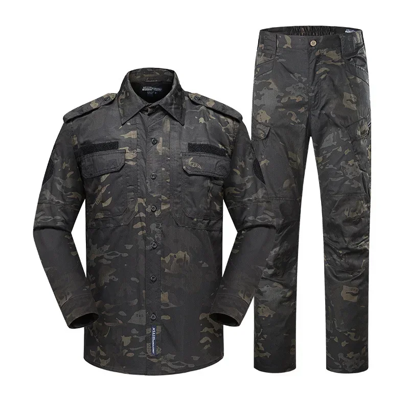 Ix7 militar Uniform Männer Set Trainings anzug Ehemann Outdoor Jagd kleidung Paintball cp Arbeits anzug Set Mann