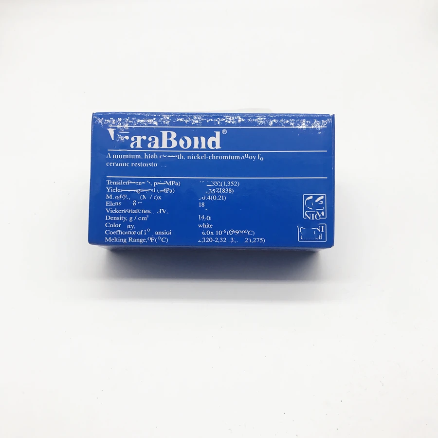 

1kg Verabond Nickel Chromium With Beryllium Alloys Dental Metal alloy For Ceramic Restoratortion