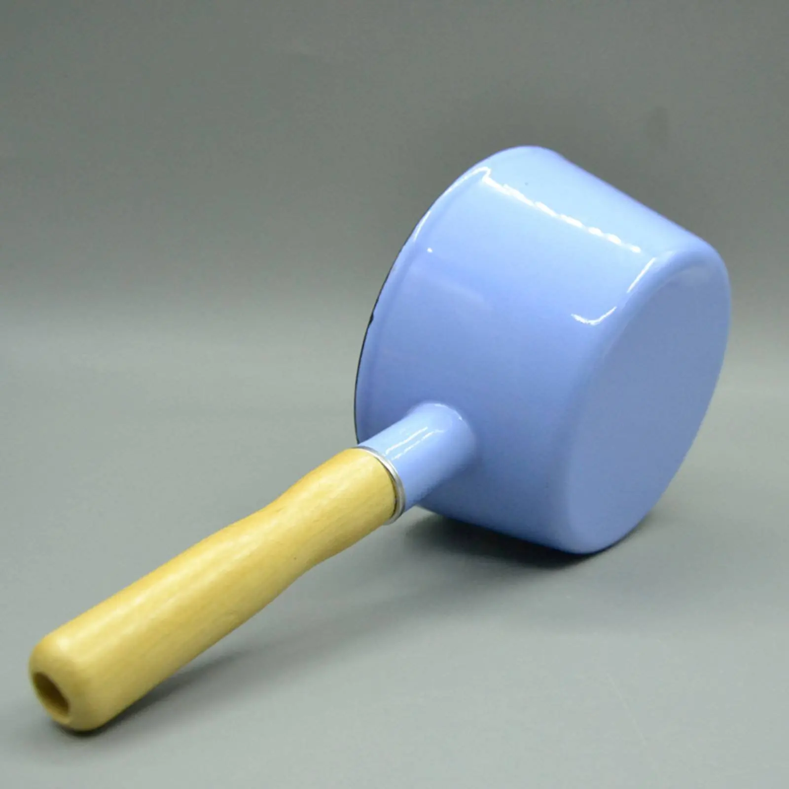 Japanese Design Enamel Pot Thickened Structure Enamel Milk Pot Single Handle Saucepan Easy to Clean Butter Warmer Pouring Spout view 5