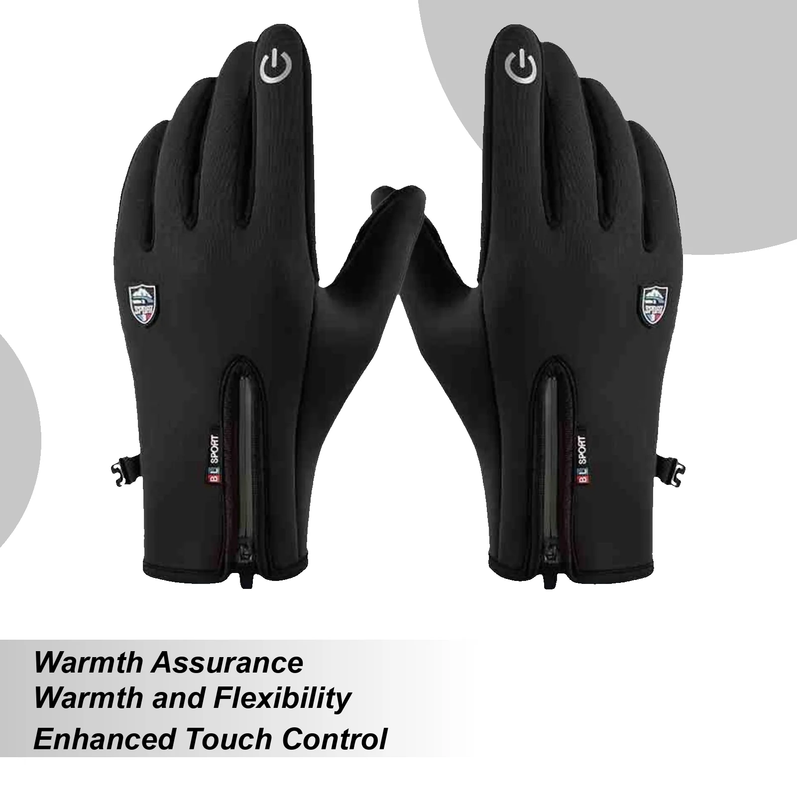 

Ski Gloves Touch Screen Full Finger Mittens Driving Gloves For Running Dog Walking Hiking Mountaineering Cycling Sports Bicycle