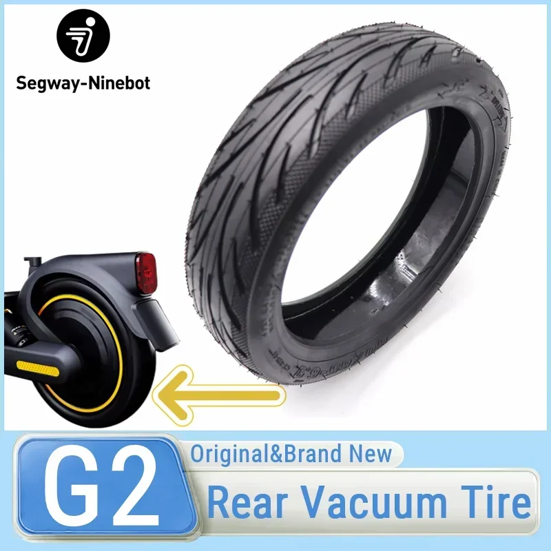 Original Rear Self-Healing Jelly Vacuum Tyre for Ninebot by Segway MAX G2 G65 Electric Scooter 60/65-6.9 Tubeless Tire Accessory