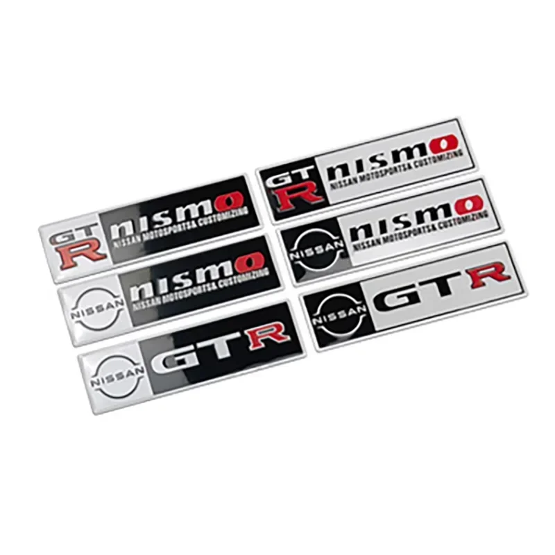 Side Badge Metal for Nissan Nismo Qashqai Juke Altima Note Navara Tiida Micra X-Trail Car Body Decal Rear Trunk Emblem Sticker