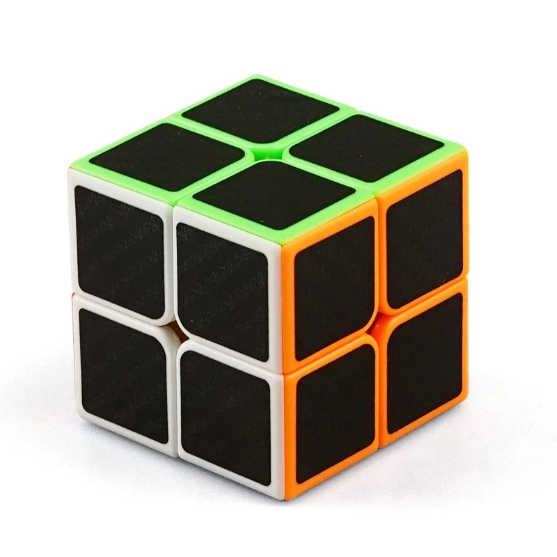 High Quality 3x3x3 Carbon Fiber Sticker Magic Cube Puzzle 3x3 Speed Cubo magico Square Puzzle Gifts Educational Toy For Children