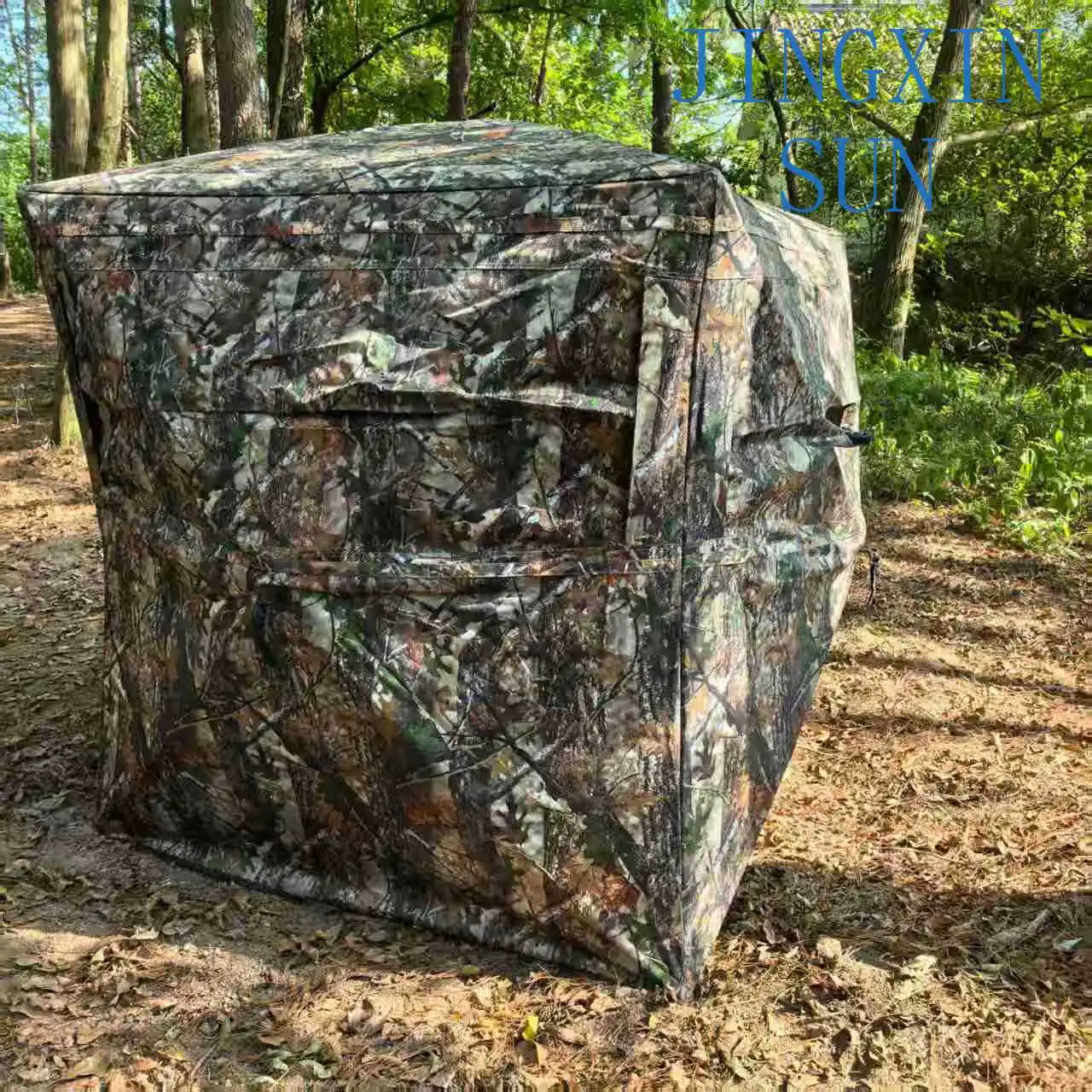 One-way perspective camouflage hunting tent 360 degrees rainproof quick open camouflage tent