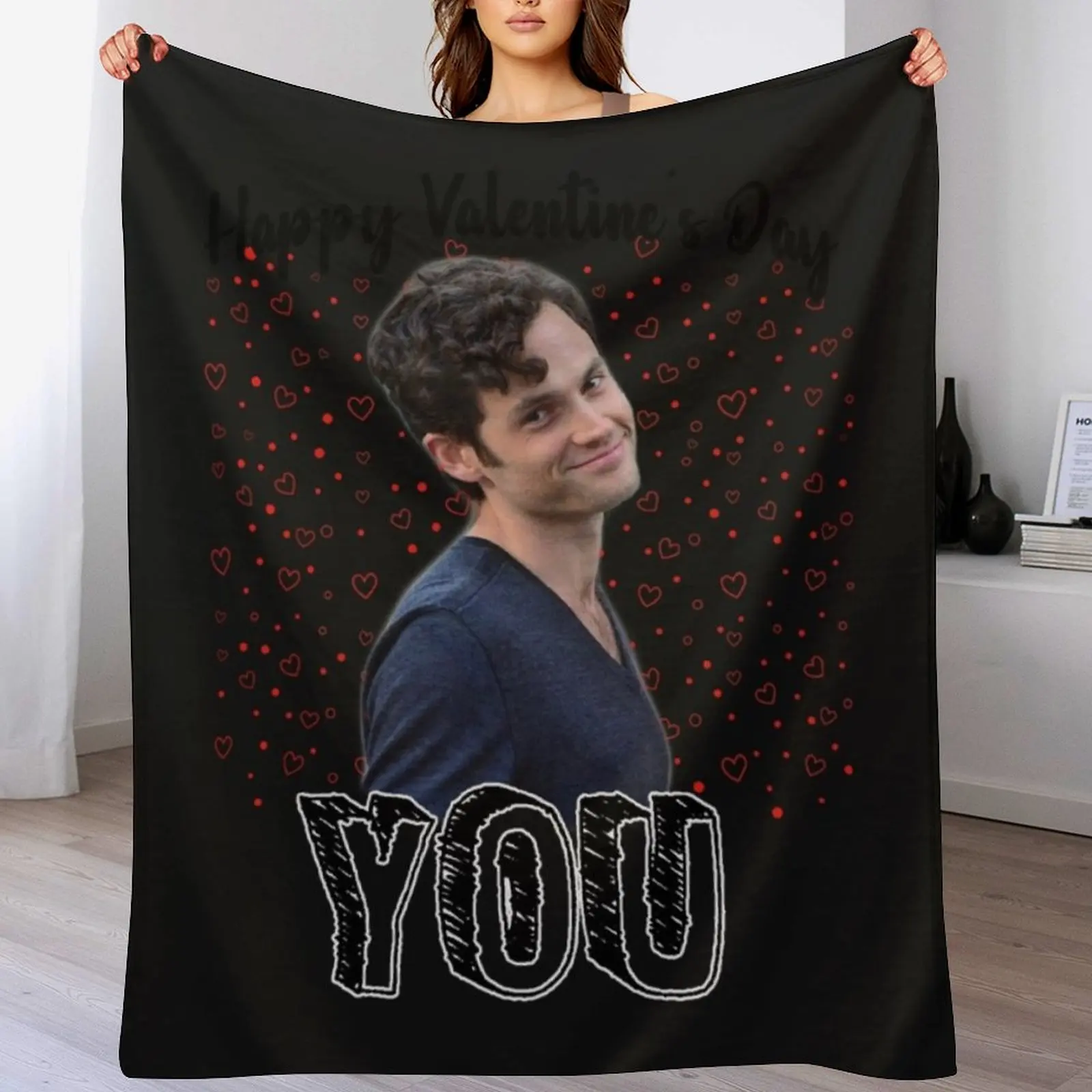 

Joe Goldberg Happy Valentine_s day, Joe Goldberg Happy Valentine_s Day You Mug, Custom Cof Throw Blanket