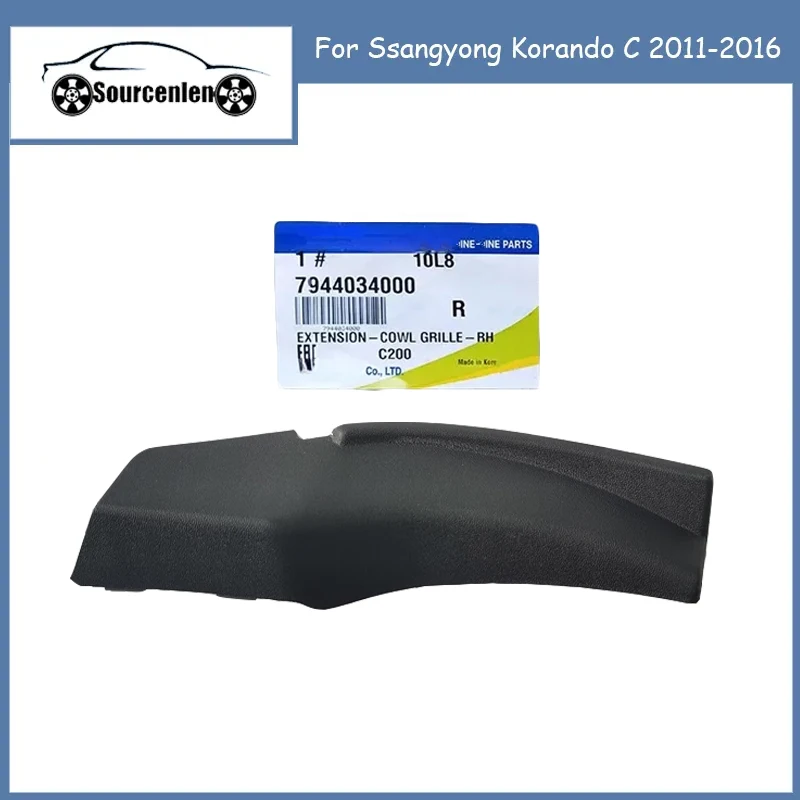 7944034000 7943034000 For Ssangyong Korando C 2011-2016  Windshield Trim Wiper Deflector Plastic Trim