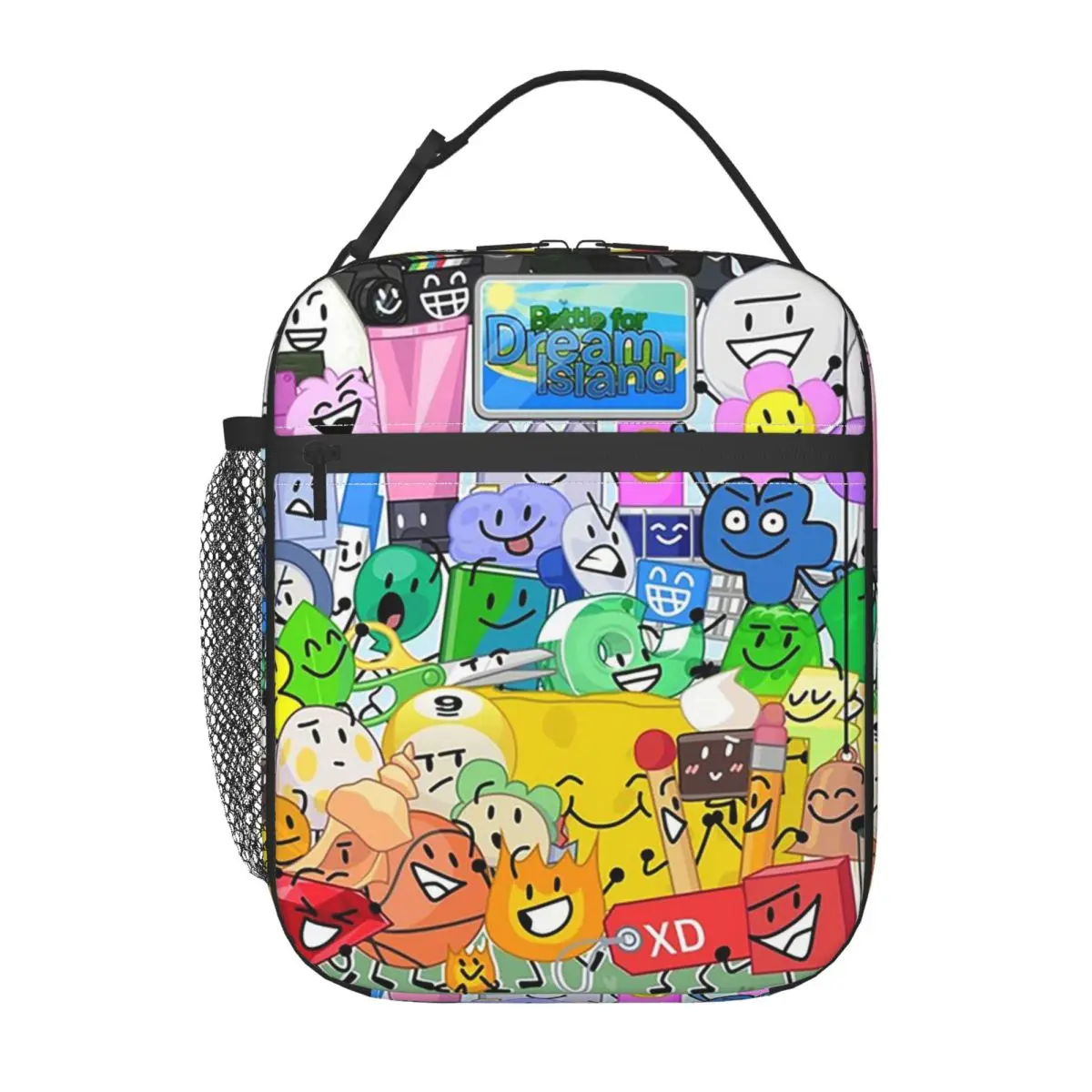 BFDI Group Picture Insulated Lunch Bag for Women Children Portable Food Boxes Thermal Lunch Box Tote