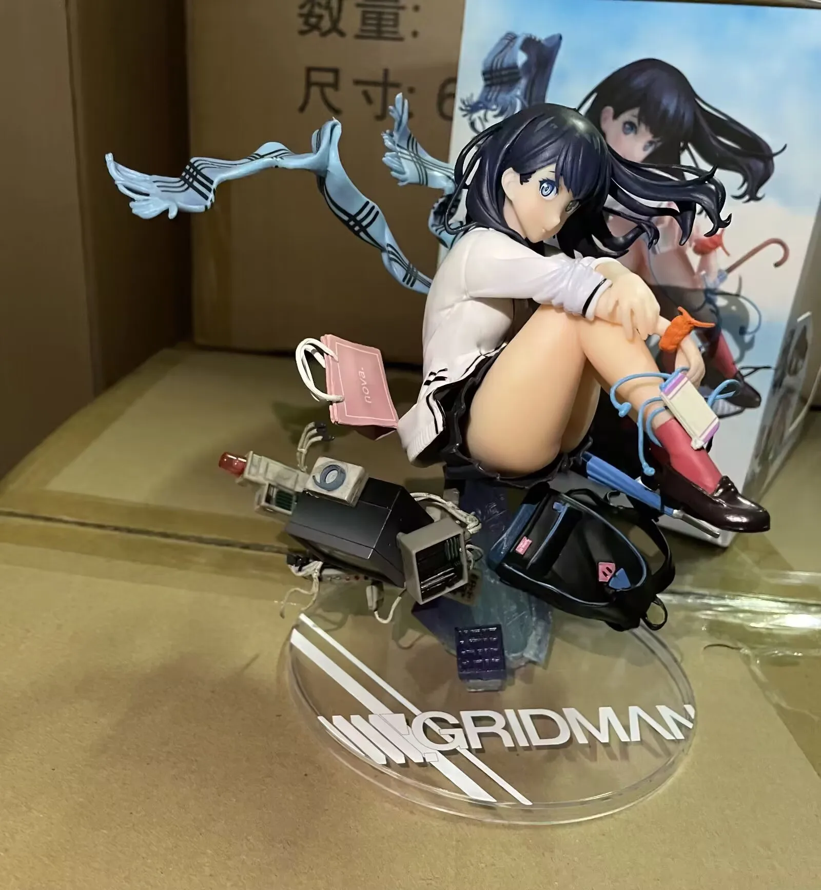 18cm Gridman Takarada Rikka Kawaii Anime Figure Ssss Gridman Figure Cute Hentai Figurine ragazze Sexy statua modello giocattoli regali