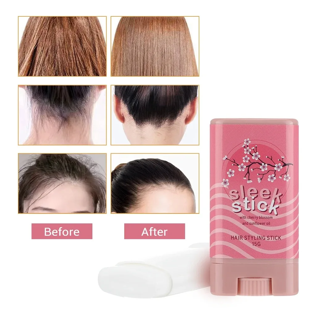 New Hair Artifact Hair Wax Stick Non Greasy Portable Styling Wax Fixed Fluffy Styling Hair Cream Men Women