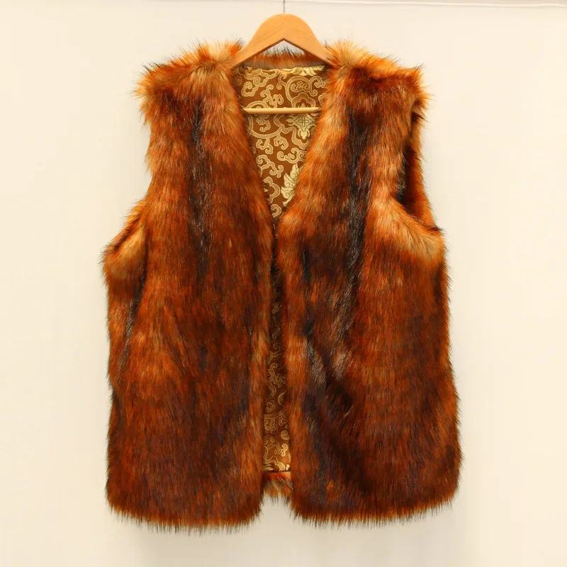 

Men's Autumn/Winter Top Coat Vest Waistcoat Reversible Thickened Warm Retro Simple Comfortable Casual Niche Versatile Skinny