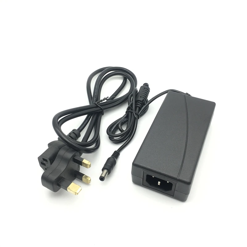 Two-wire British Standard Fire Bull Port Plug 24V 1.5A 2A 2.5A 3A 4A 5A British Plug Power Cord Adapter
