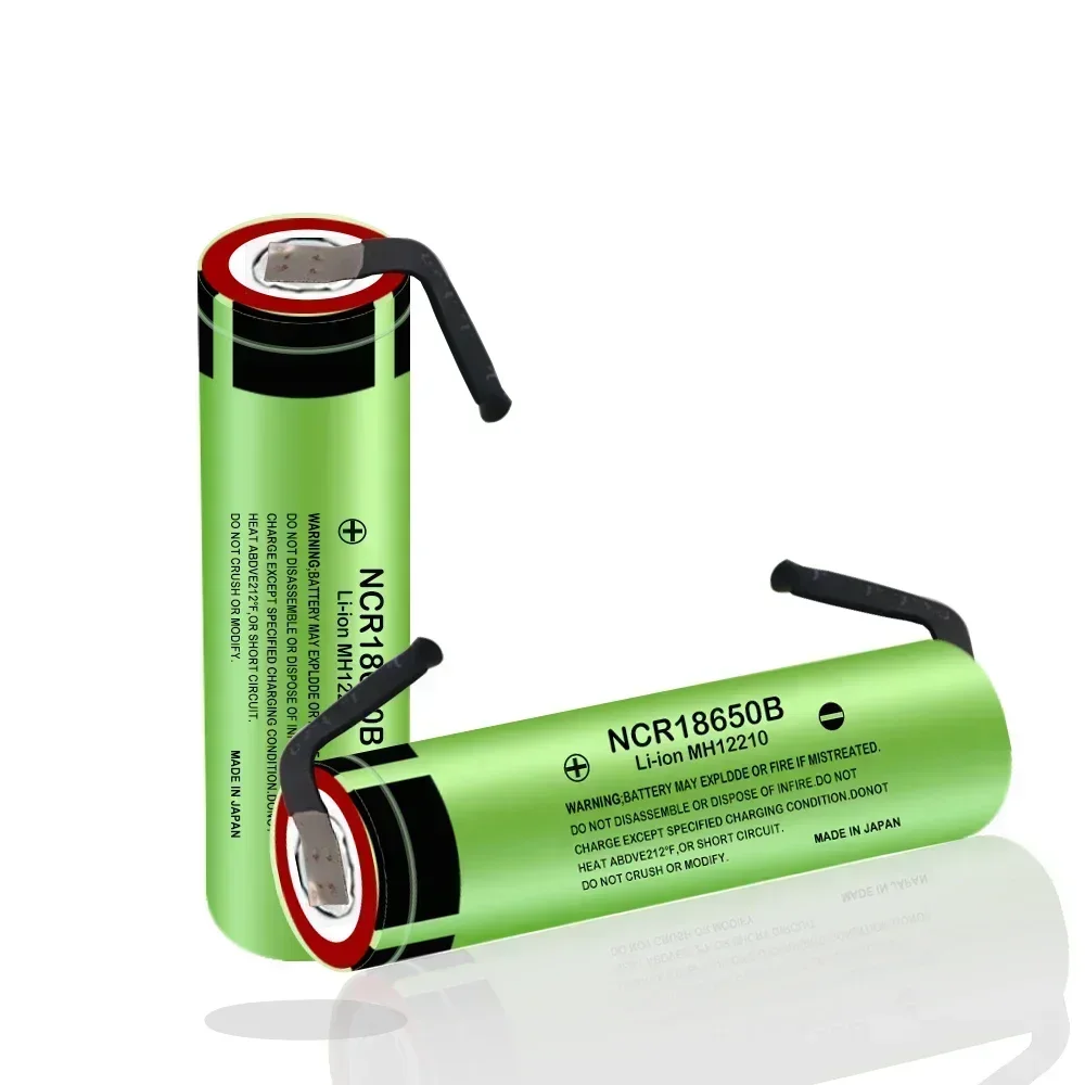 New Original 18650 NCR18650B Rechargeable Li-ion Battery 3.7V 3400mAh Batteries+DIY Nickel