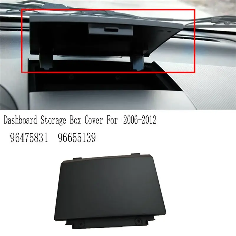 Picture 6: AEA7-96475831 Dashboard Storage Box Cover Center Console Organizer Tray Lid For Sail Aveo 2006-2012 96655139