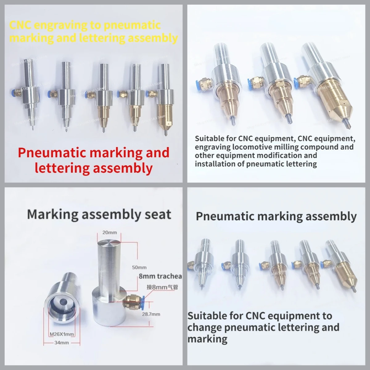 Metal Stamping & Equipment Modification Tool - Pneumatic Marking Punch Assembly