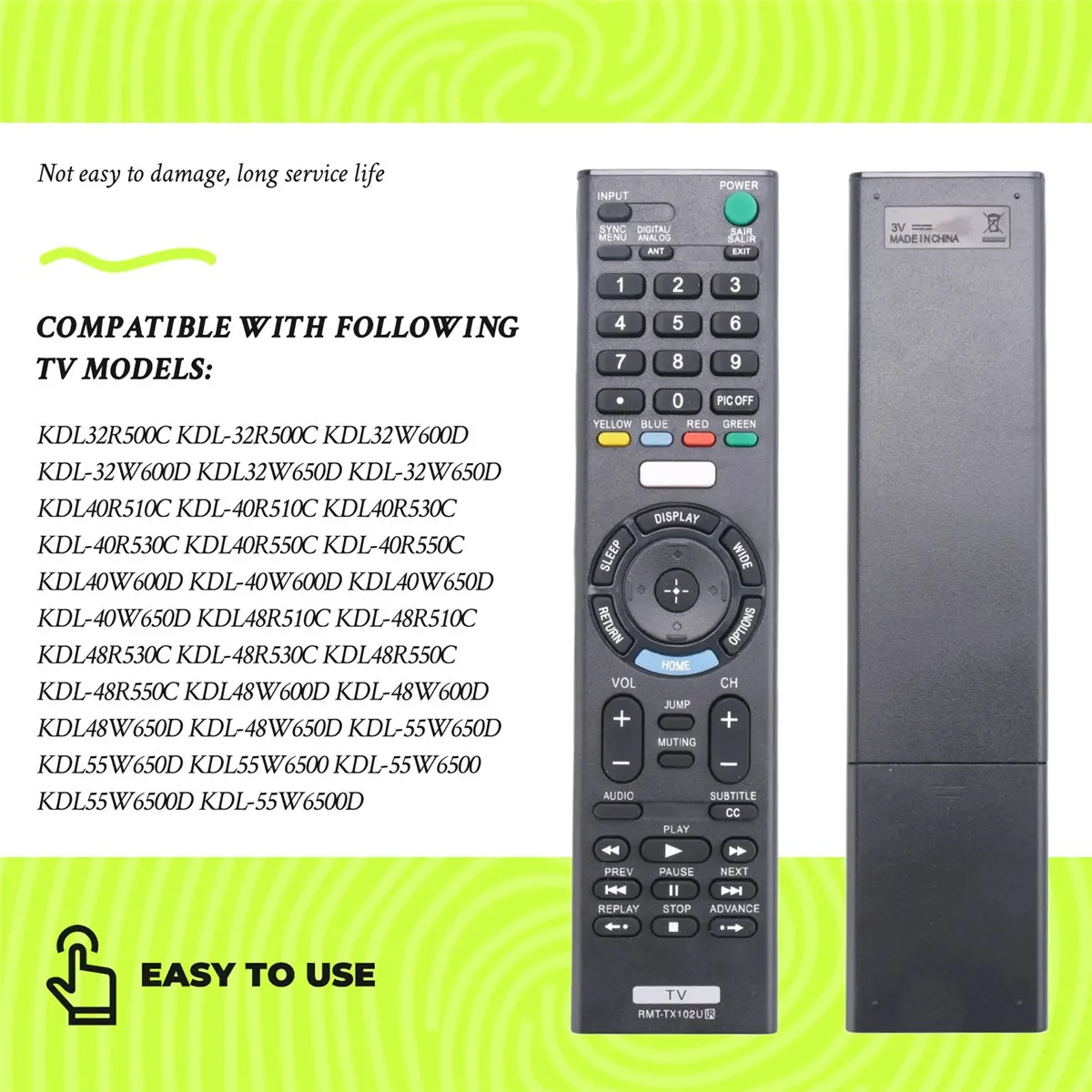 

Y110A NOW Smart Tv Remote Control For -Tx102U For -Tx100D -Tx101J -Tx101D -Tx100E -Tx101E -Tx200