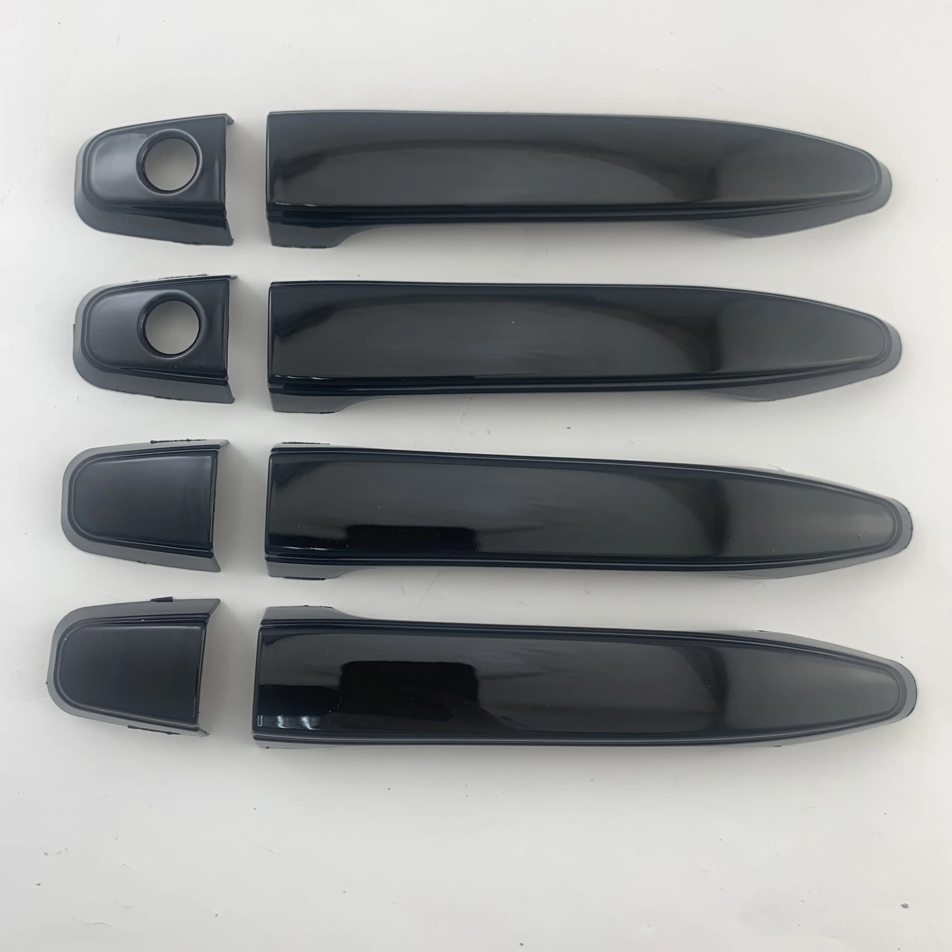 Car Accessories Gloss Black / Carbon Door Handle Cover Trim Paste Style For Lexus GX470 2003 2004 2005 2006 2007 2008 2009