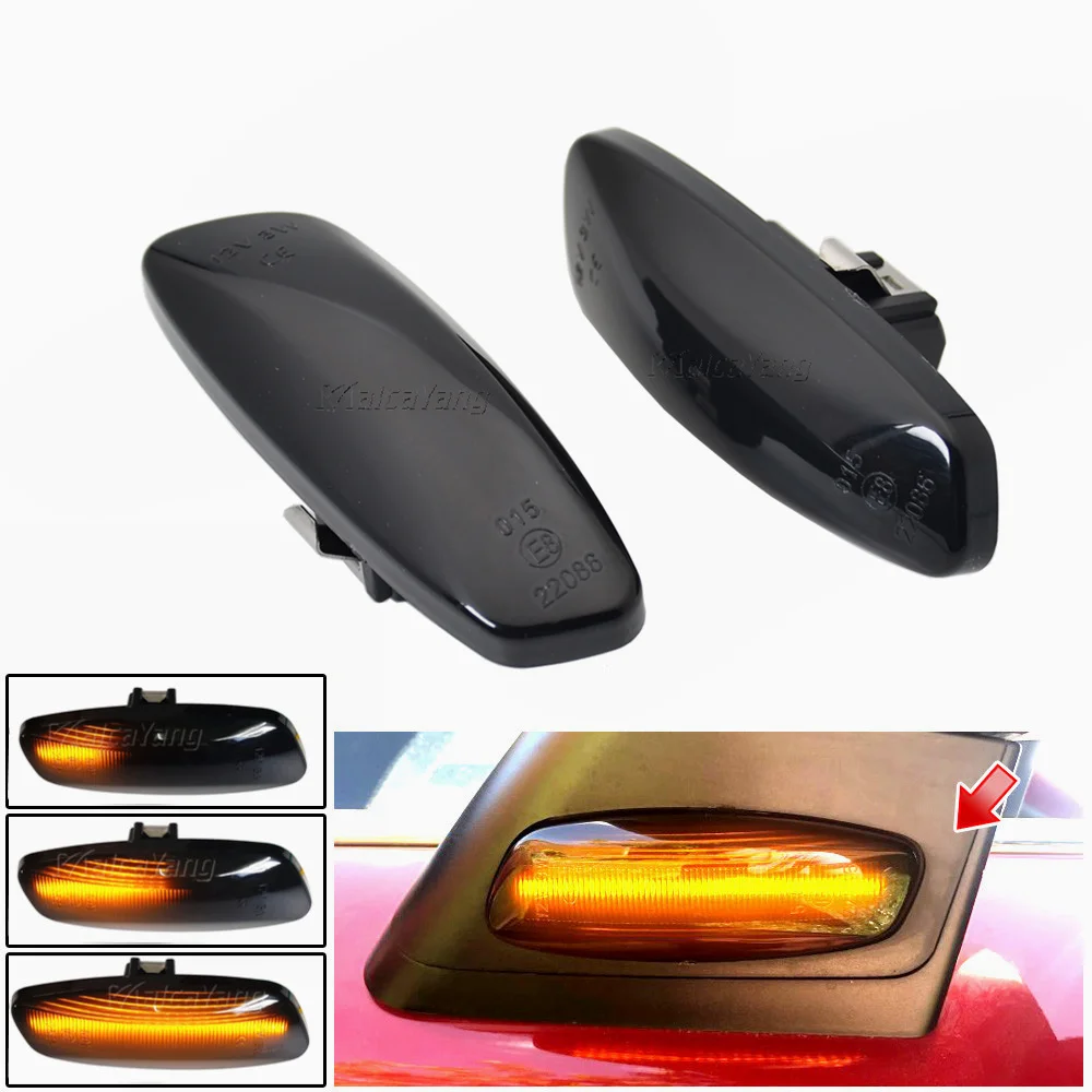 Turn Repeater Led light Mirror For Citroen C4 Picasso C3 C5 DS4 Peugeot 308 207 3008 5008 Citroen Blinker Side Marker Lamp