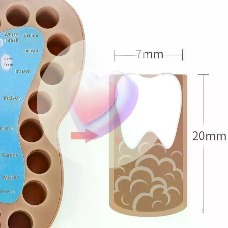 1Pcs Collection Commemorative Box For Girls And Boys Change Teeth Children's Collection Box Baby Teeth Storage Box