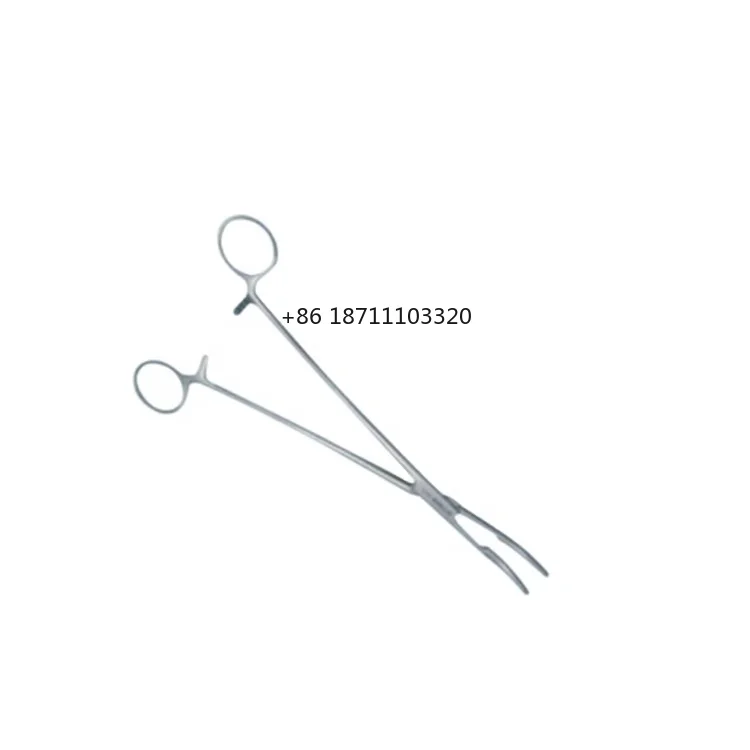 

Gynecology instruments Medical reusable curved jaw Hemostatic forceps