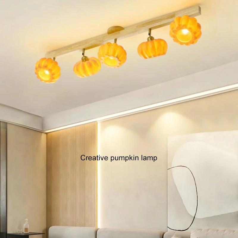 

Modern Nordic Designer Pumpkin Ceiling Chandelier Living Room Rechargeable Table Lamps Corridor Wall Lamp Interior Decoration