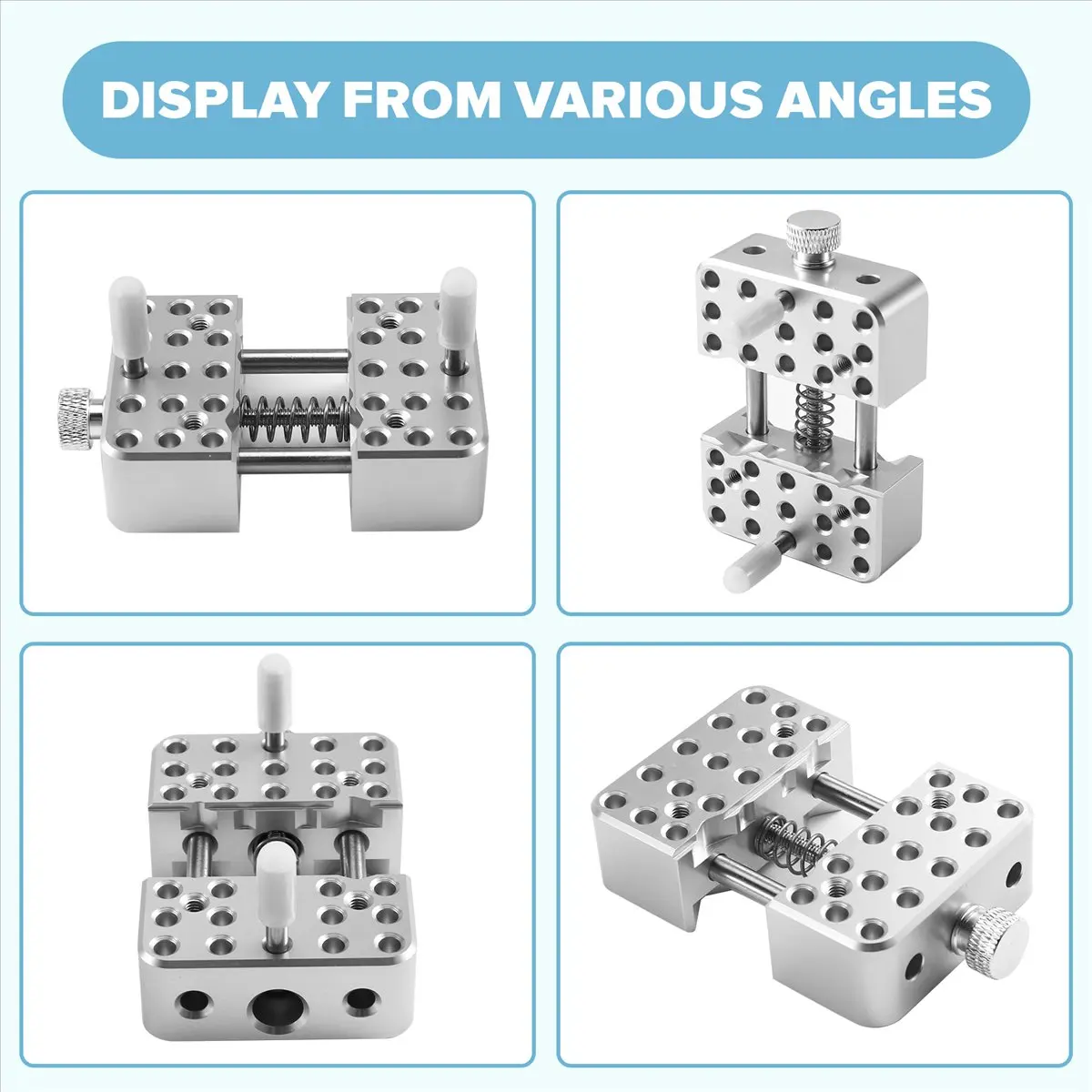Goodprice Bench Pliers Aluminium Alloy Vise Fixture Multi-Function Clamp Model Making Fixed Jig DIY Crafts Remodeling Vise Tool