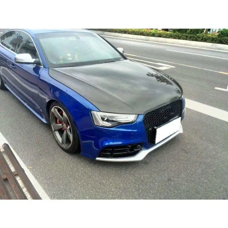 

OEM STYLE CARBON FIBRE BONNET HOOD for AUDI A5 S5 B8 B8.5 B9 S LINE SPORTBACK 2018 2013 2014 RS5，100% tested well