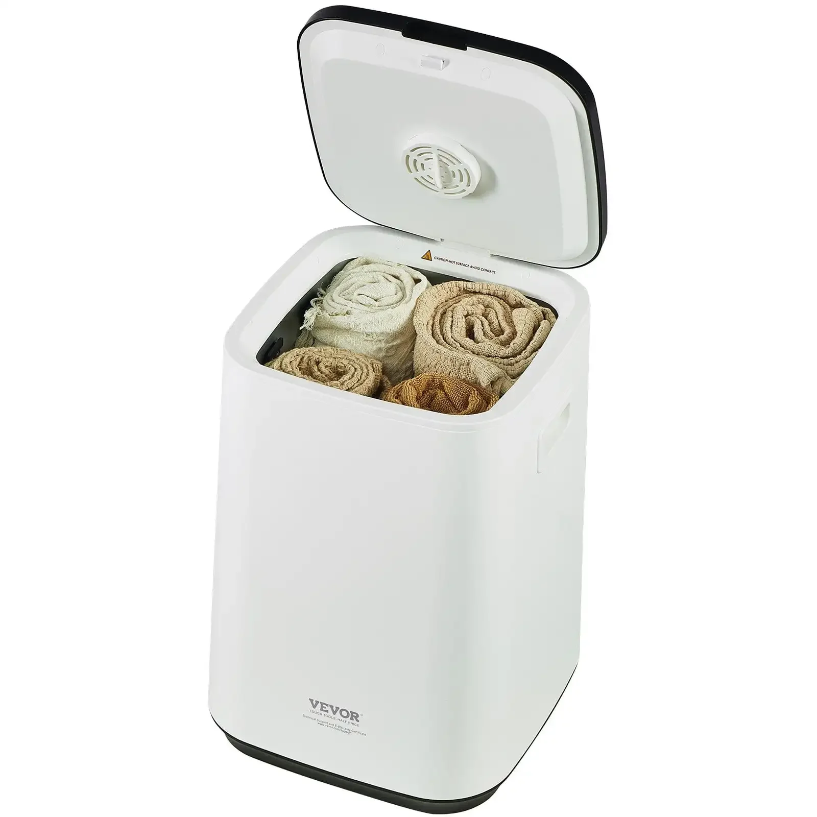 

20L Large Towel Warmer Bucket with LED Screen, U-Shaped Light, Timer