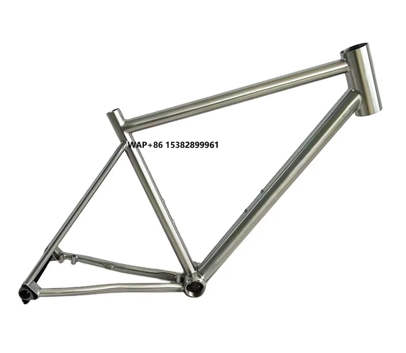 

Titanium Bike Frame CNC Precision Welded Custom Geometry Rust Proof Ti Frame for Mountain Road Cyclists