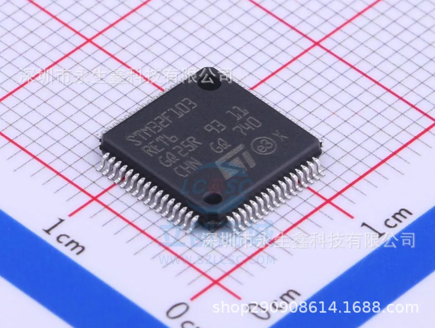 

STM32F103RET6 ST 32CORTEXM3 512K LQFP-64 10PCS